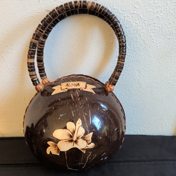 an Brown Floral Women Bag - Picture 2 of 9